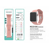 Curea din silicon pentru ceas Apple Watch Roz